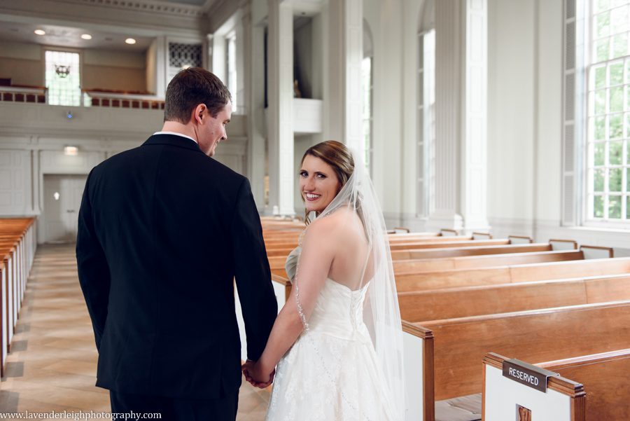 An elegant wedding with the ceremony at Westminster Presbyterian Church and the reception at the Heinz History Center.