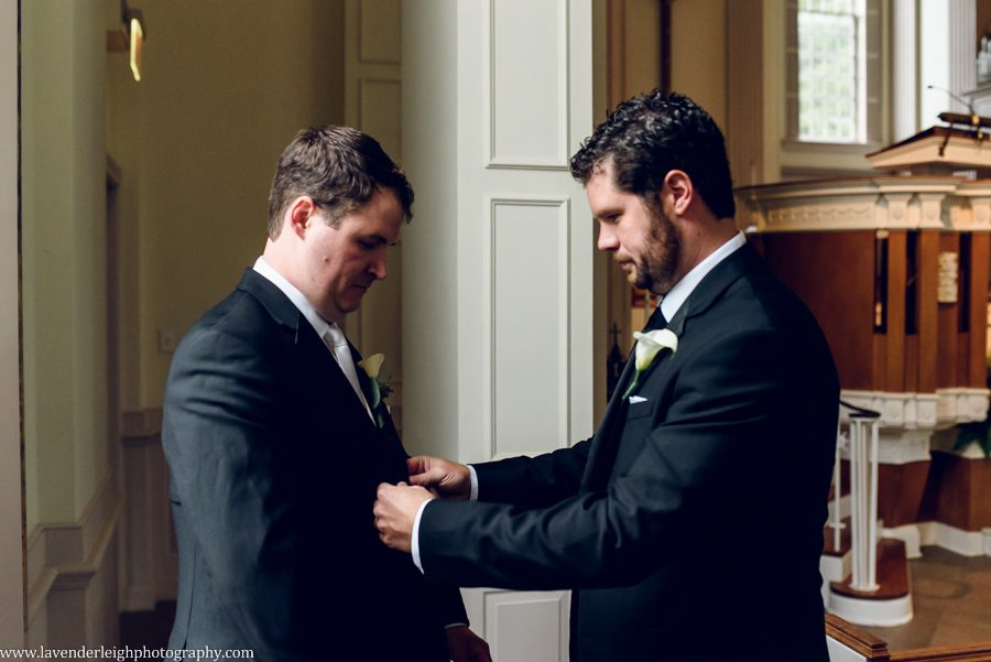 An elegant wedding with the ceremony at Westminster Presbyterian Church and the reception at the Heinz History Center.