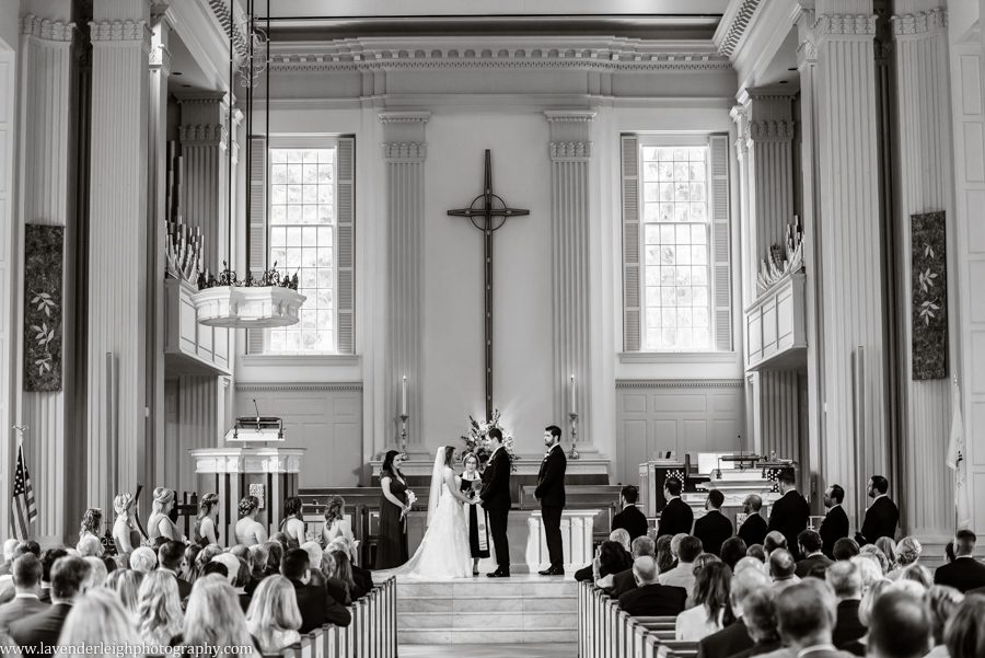 An elegant wedding with the ceremony at Westminster Presbyterian Church and the reception at the Heinz History Center.