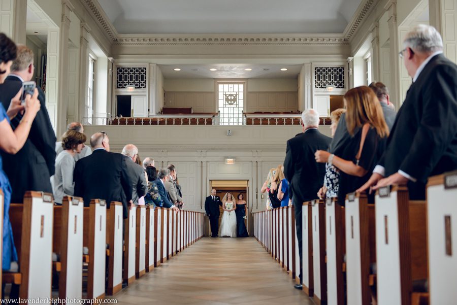 An elegant wedding with the ceremony at Westminster Presbyterian Church and the reception at the Heinz History Center.
