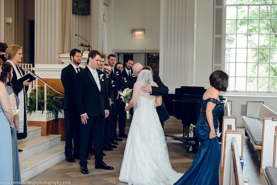 An elegant wedding with the ceremony at Westminster Presbyterian Church and the reception at the Heinz History Center.