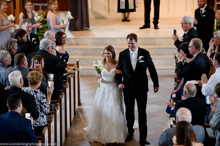 An elegant wedding with the ceremony at Westminster Presbyterian Church and the reception at the Heinz History Center.