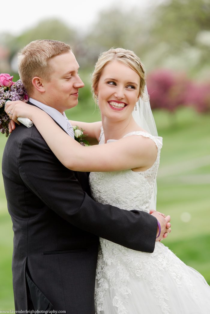 Lavender Leigh Photography, pittsburgh wedding photographer, South Hills Country Club, Westminster Presbyterian Church, wedding, photographer, photograph, picture, engagement, Pennsylvania, Best of the Knot, Couples' Choice, wedding venues, ceremony reception, golf club, spring, May, purple Bridesmaids Dresses, purple wedding shoes, floral bouquets, romantic, candlelit