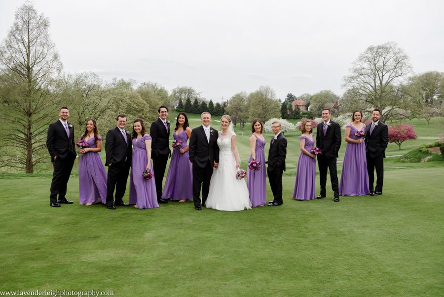 Lavender Leigh Photography, pittsburgh wedding photographer, South Hills Country Club, Westminster Presbyterian Church, wedding, photographer, photograph, picture, engagement, Pennsylvania, Best of the Knot, Couples' Choice, wedding venues, ceremony reception, golf club, spring, May, purple Bridesmaids Dresses, purple wedding shoes, floral bouquets, romantic, candlelit