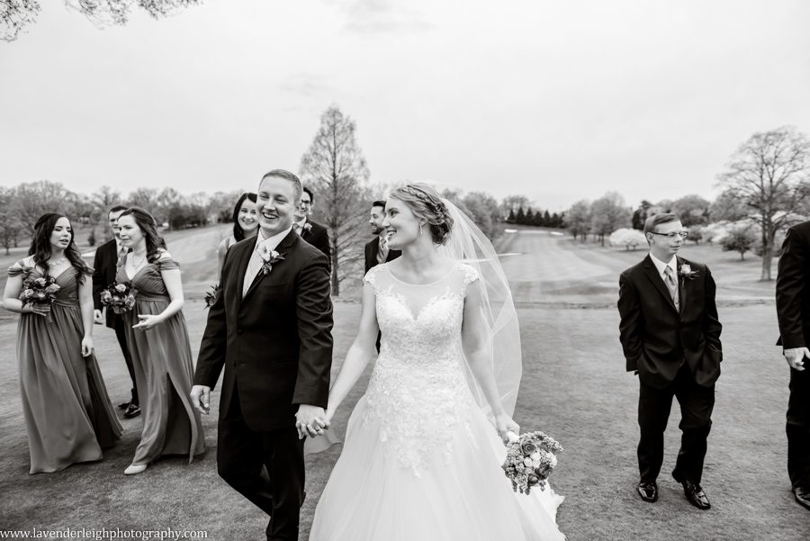 Lavender Leigh Photography, pittsburgh wedding photographer, South Hills Country Club, Westminster Presbyterian Church, wedding, photographer, photograph, picture, engagement, Pennsylvania, Best of the Knot, Couples' Choice, wedding venues, ceremony reception, golf club, spring, May, purple Bridesmaids Dresses, purple wedding shoes, floral bouquets, romantic, candlelit