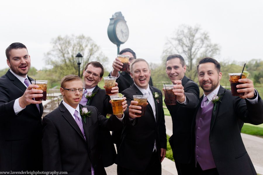 Lavender Leigh Photography, pittsburgh wedding photographer, South Hills Country Club, Westminster Presbyterian Church, wedding, photographer, photograph, picture, engagement, Pennsylvania, Best of the Knot, Couples' Choice, wedding venues, ceremony reception, golf club, spring, May, purple Bridesmaids Dresses, purple wedding shoes, floral bouquets, romantic, candlelit