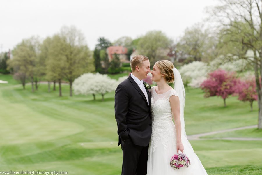 Lavender Leigh Photography, pittsburgh wedding photographer, South Hills Country Club, Westminster Presbyterian Church, wedding, photographer, photograph, picture, engagement, Pennsylvania, Best of the Knot, Couples' Choice, wedding venues, ceremony reception, golf club, spring, May, purple Bridesmaids Dresses, purple wedding shoes, floral bouquets, romantic, candlelit