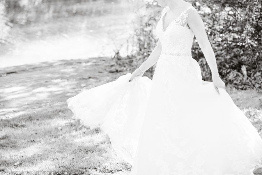 Bride at Twin Lakes Park in Greensburg, Pennsylvania