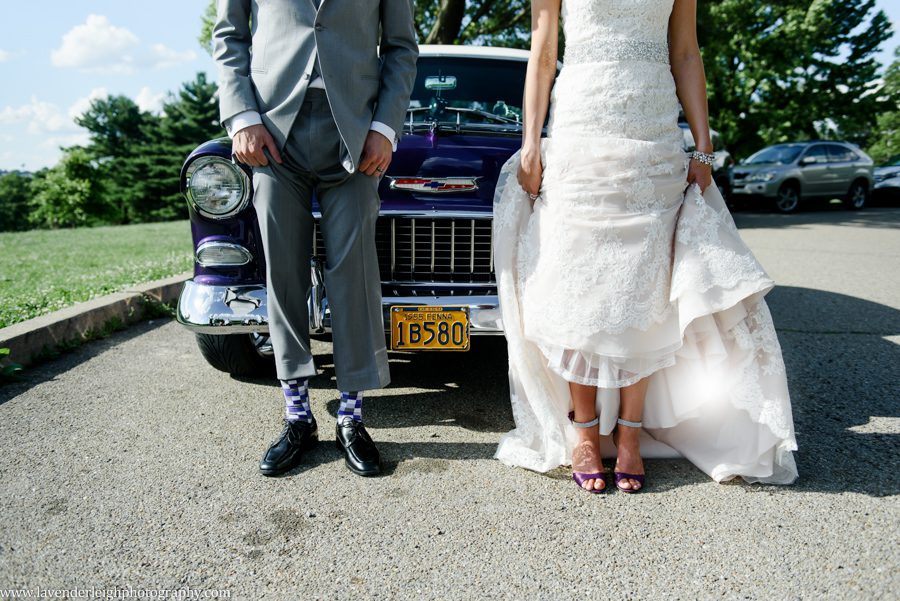 pittsburgh wedding photographer, the duquesne club wedding, reception, schenley park, antique car, 1950s chevy, pittsburgh, pennsylvania