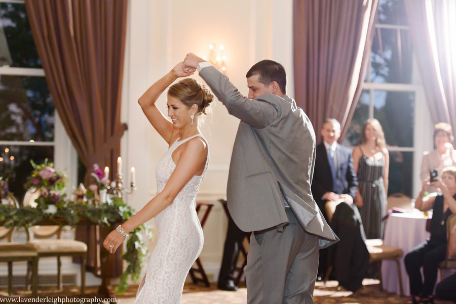 Bride and Groom's First Dance at the Univeristy Club in Pittsburgh, Pennsylvania