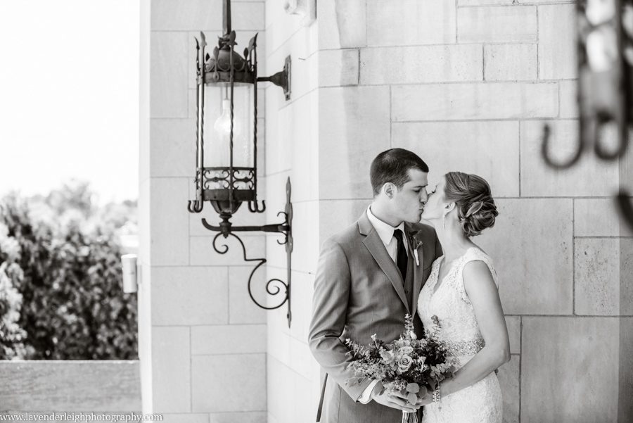 Bride and Groom at The Immaculate Conception Parish in Washington, Pennsylvania