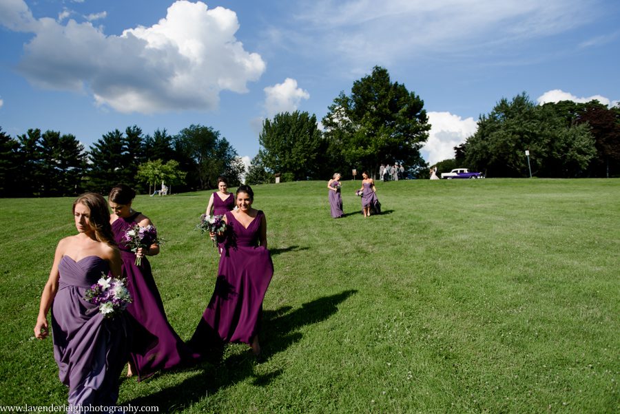 Bridesmaids at Schenley Park