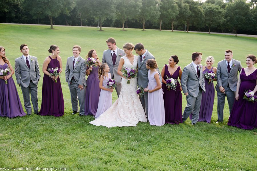Bridal Party At Schenley Park in Pittsburgh, Pennsylvania