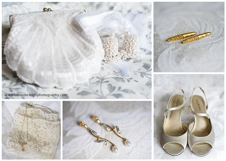 Wedding Details | Great Grandmother's Necklace | Grandmother's Wedding Dress | Great Grandmother's Diaper Pins| Bride's Satin Ivory Shoes | Kelly and Katie Shoes | Pittsburgh Field Club Wedding Reception| Getting Ready Pictures |  Pittsburgh Wedding Photographer | Pittsburgh Wedding Photographers | Lavender Leigh Photography | Blog