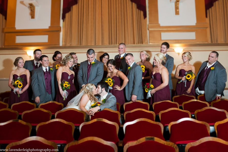 Pittsburgh Wedding| Bridal Party with Bride and Groom | Uniontown State Theater | Pittsburgh Wedding Photographer | Pittsburgh Wedding Photographers | Lavender Leigh Photography | Blog