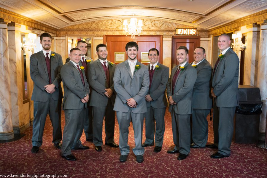 Pittsburgh Wedding| Groom  and Groomsmen| Uniontown State Theater| Pittsburgh Wedding Photographer | Pittsburgh Wedding Photographers | Lavender Leigh Photography | Blog