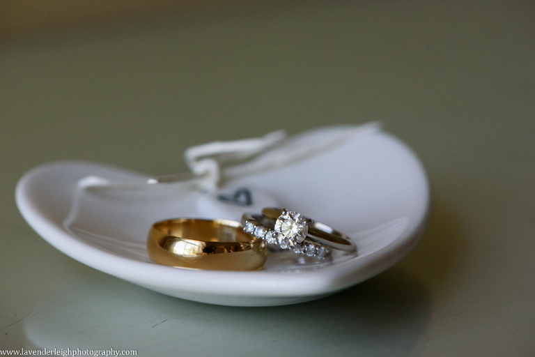 wedding ring, engagement ring, wedding band, his and hers heart tray