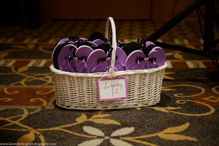 Embassy Suites, bride, groom, reception, wedding, Pittsburgh, Moon, dancing, guests, shaking a leg, purple flip flops