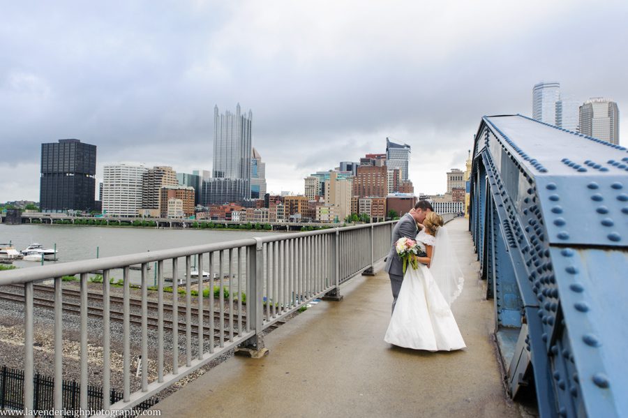 city, station square, blue bridge, Pittsburgh