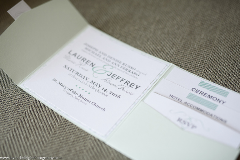 wedding invitation, green, sage, lavender leigh photography, wedding