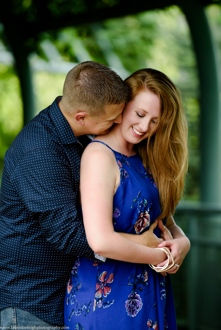 An engagement photography session on the West End Overlook in Pittsburgh, PA.