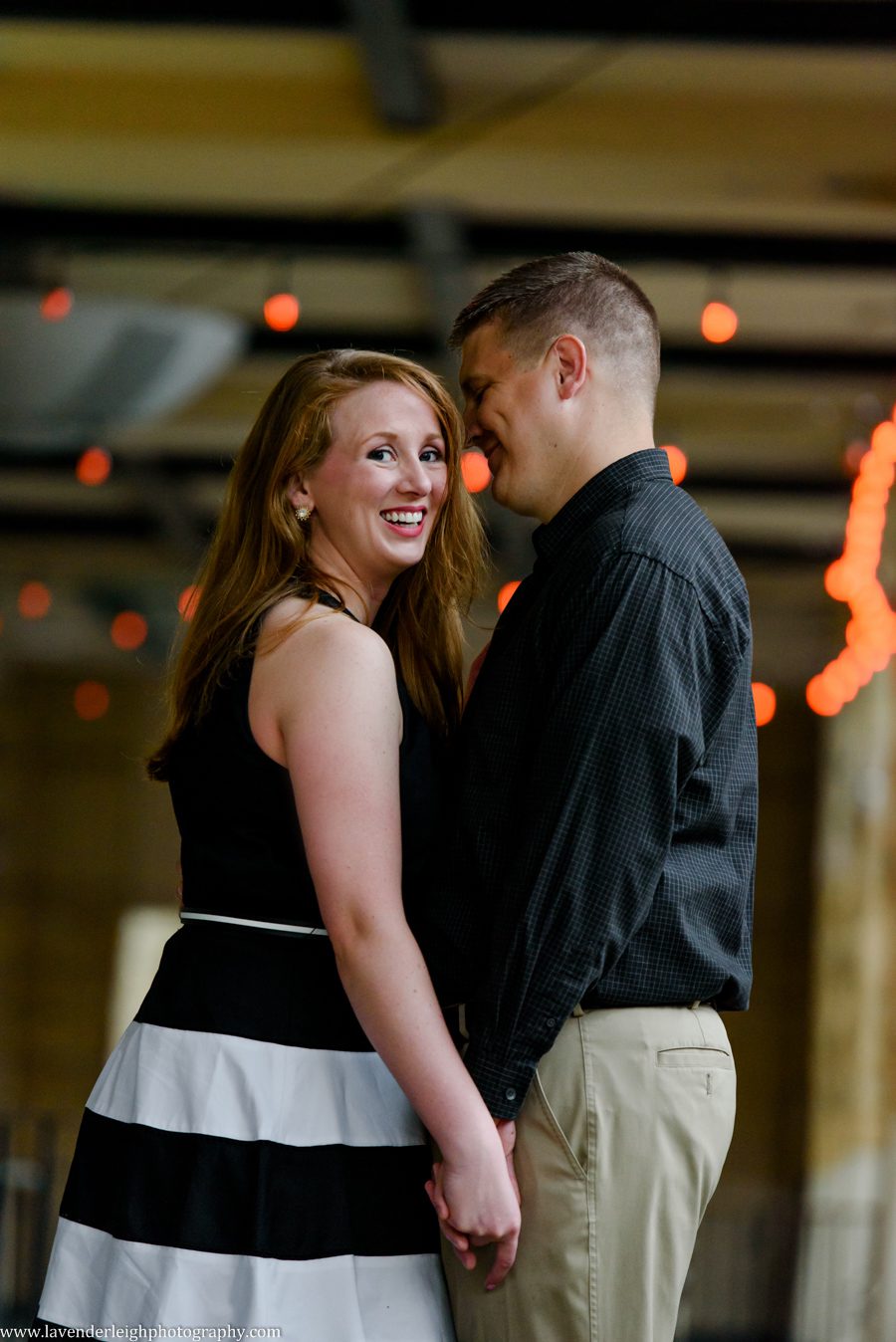 An engagement photography session at PNC Park in Pittsburgh, PA.