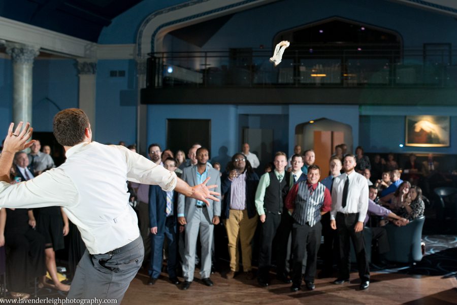 Cefalo's Wedding| Garter Toss|Pittsburgh Wedding Photographer | Pittsburgh Wedding Photographers | Lavender Leigh Photography | Blog