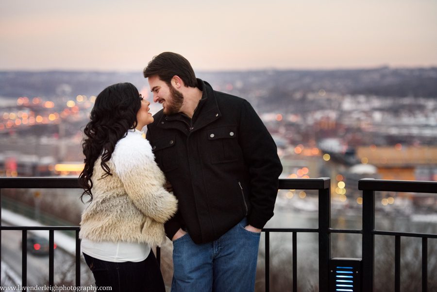 Downtown, Mt. Washington, Overlook, Incline, Heinz Field, city engagement session, Gateway Center Park, Pittsburgh, wedding photographer, Lavender Leigh Photography, blog