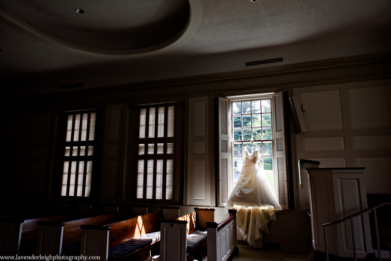 Dress in Window, The Club at Nevillewood Wedding, Lavender Leigh Photography