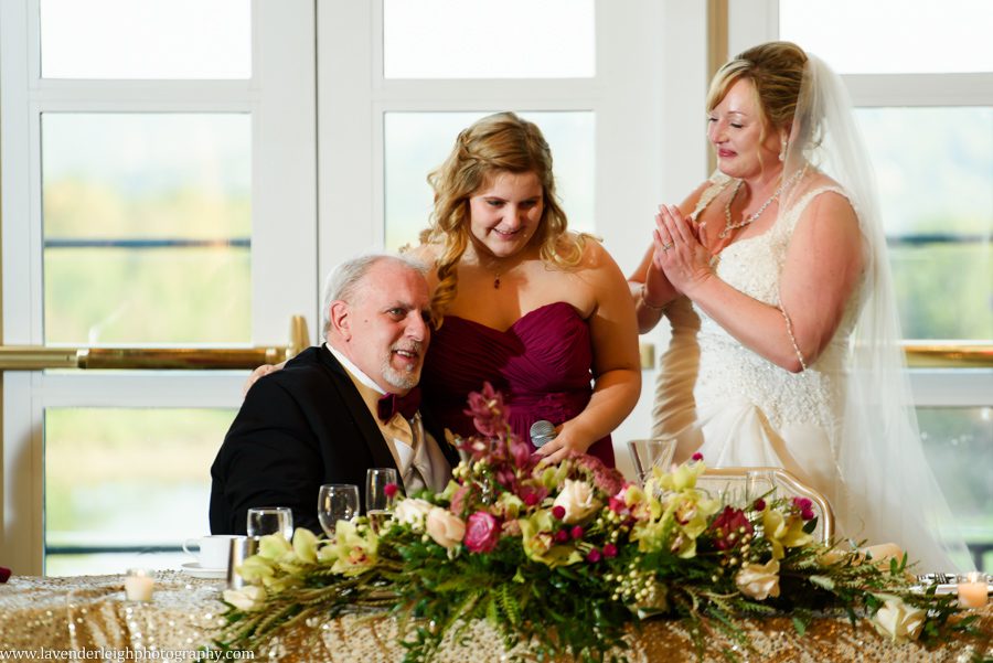 Reception Toasts, The Club at Nevillewood Wedding Photographer, Lavender Leigh Photography