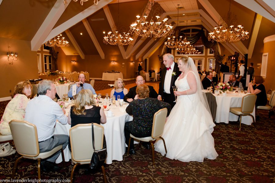 Bride and Groom Mingling, The Club at Nevillewood Wedding Photographer, Lavender Leigh Photography