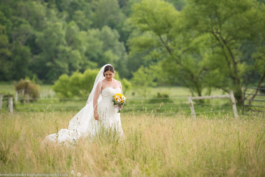 Club at Shadow Lakes Wedding| Bride in Field| Pittsburgh Wedding Photographer | Pittsburgh Wedding Photographers | Lavender Leigh Photography | Blog