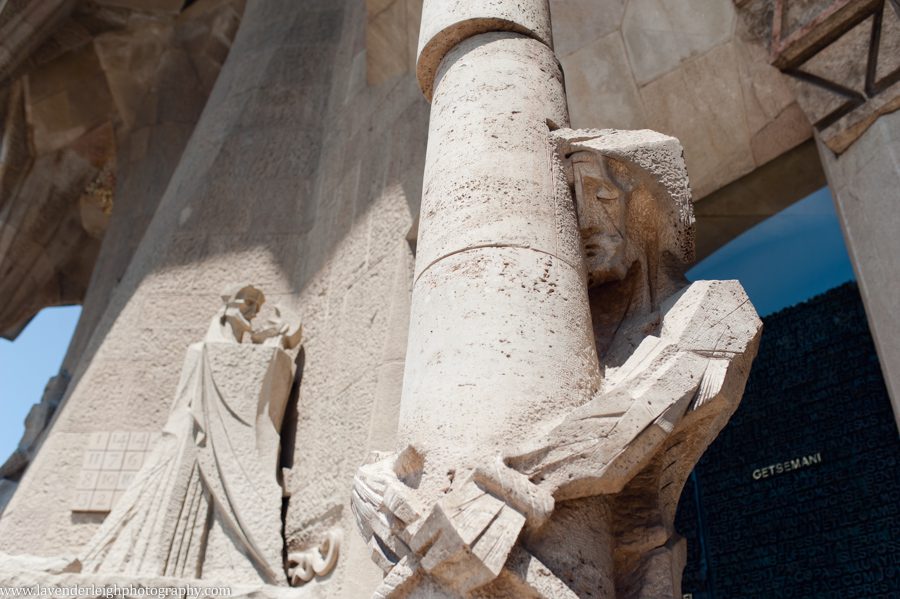 Just a portion of The Passion of the Christ sculptures.