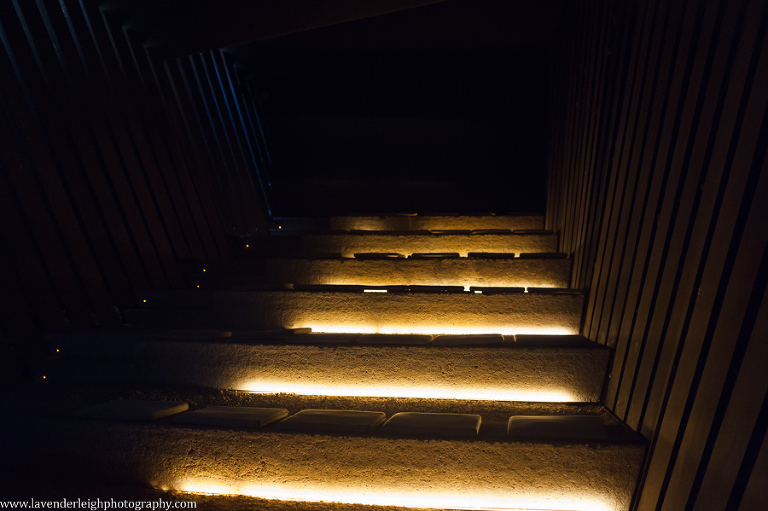 The underground stairway