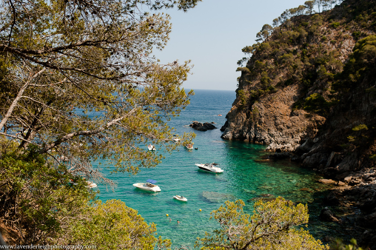 The secluded beach of Cala Pedrosa
