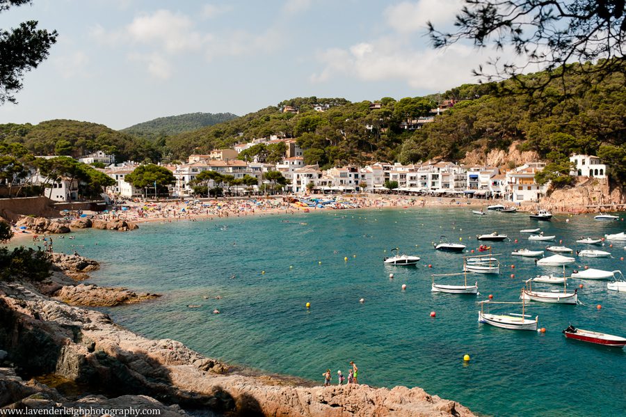 Final beach town on he hike, Tamariu