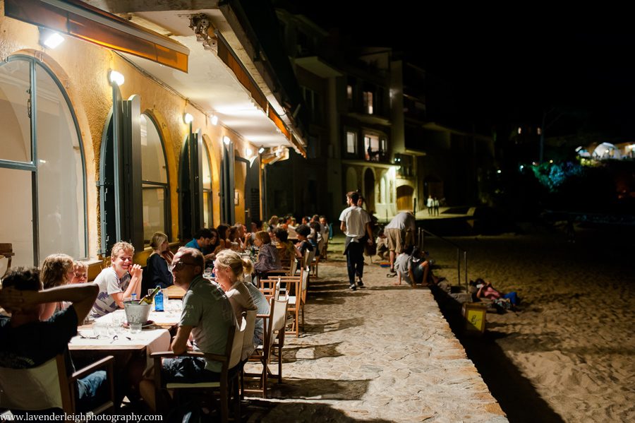 Their version of a boardwalk- it isn't shops but restaurants...