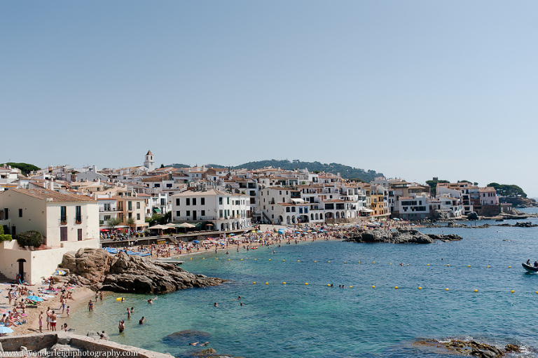 The town where we stayed the first few nights- Calella de Palafrugell