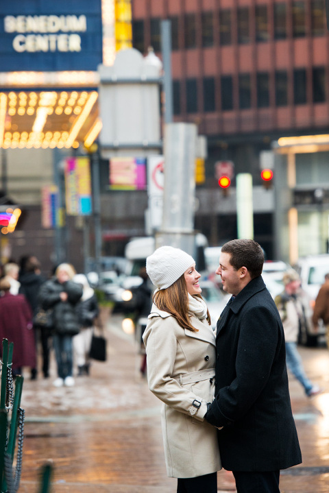 Downtown Pittsburgh Engagement Photographer | 7th Street Grille | Pittsburgh Wedding Photographers | Lavender Leigh Photography | Blog