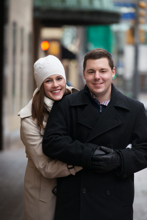 Downtown Pittsburgh Engagement Photographer | 7th Street Grille | Pittsburgh Wedding Photographers | Lavender Leigh Photography | Blog