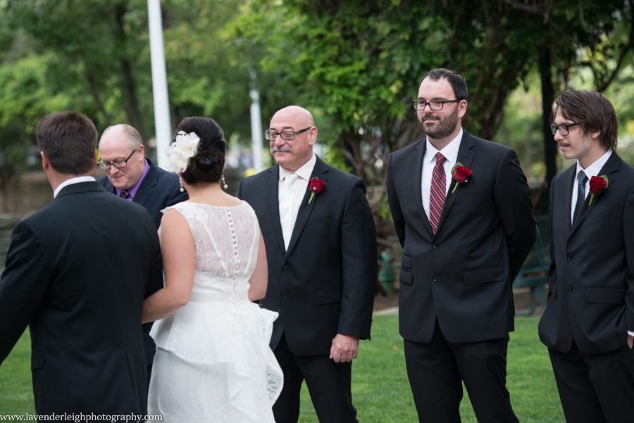 Wedding Ceremony | Bride  and Groom| Downtown Pittsburgh Wedding| Eddie Merlot's Reception | Pittsburgh Wedding Photographer | Pittsburgh Wedding Photographers | Lavender Leigh Photography | Blog