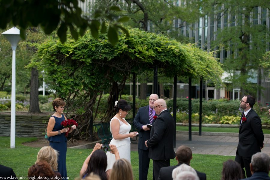 Vows | Wedding Ceremony | Bride  and Groom| Downtown Pittsburgh Wedding| Eddie Merlot's Reception | Pittsburgh Wedding Photographer | Pittsburgh Wedding Photographers | Lavender Leigh Photography | Blog