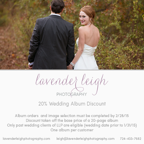 Wedding Album Discount | Pittsburgh Wedding Photographer | Pittsburgh Wedding Photographers | Pittsburgh Engagement Photographer | Pittsburgh Portrait Photographer | Lavender Leigh Photography | Blog