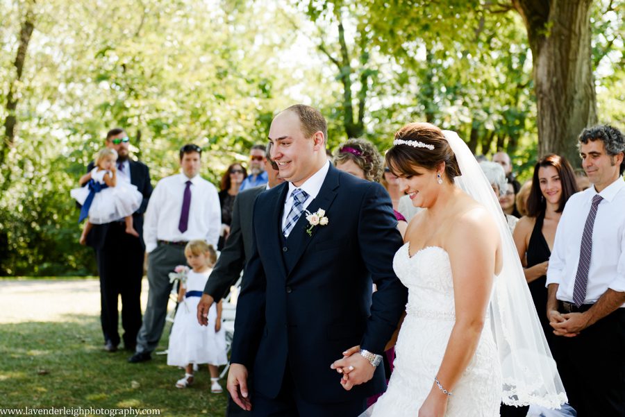 One of my favorite expressions during the ceremony is that of the bride and groom as they take each other's hand and step towards the officiant.