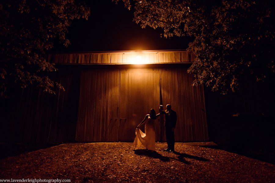 A picture of the bride and groom at Greendance, the Winery at Sandhill in Mt. Pleasant, Pennsylvania