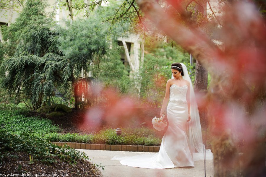 bride, portrait, spring, wedding, mermaid style dress, white, elegant