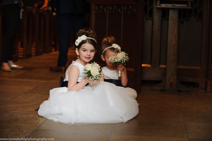 flower girls, wedding ceremony, Heinz Chapel, Pittsburgh
