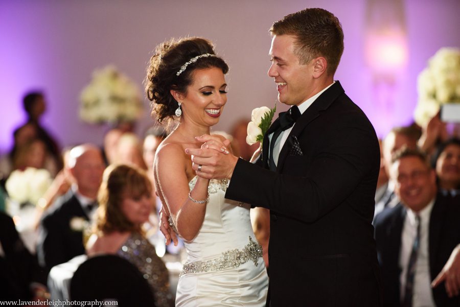 first dance for the newly wed couple.