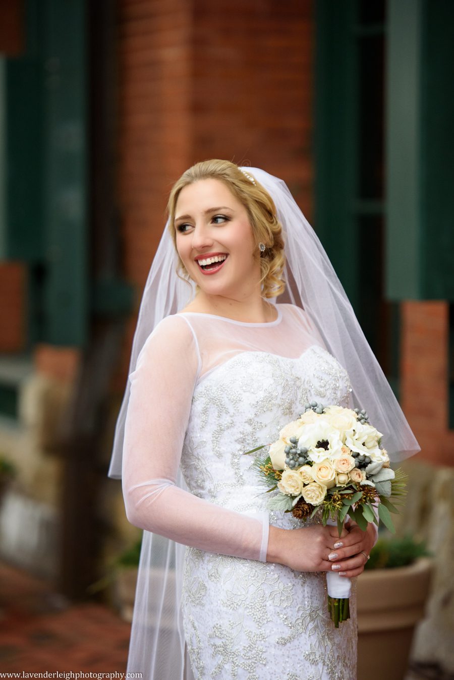 A portrait of a winter white bride (that looks like Elsa from the moving Frozen!)