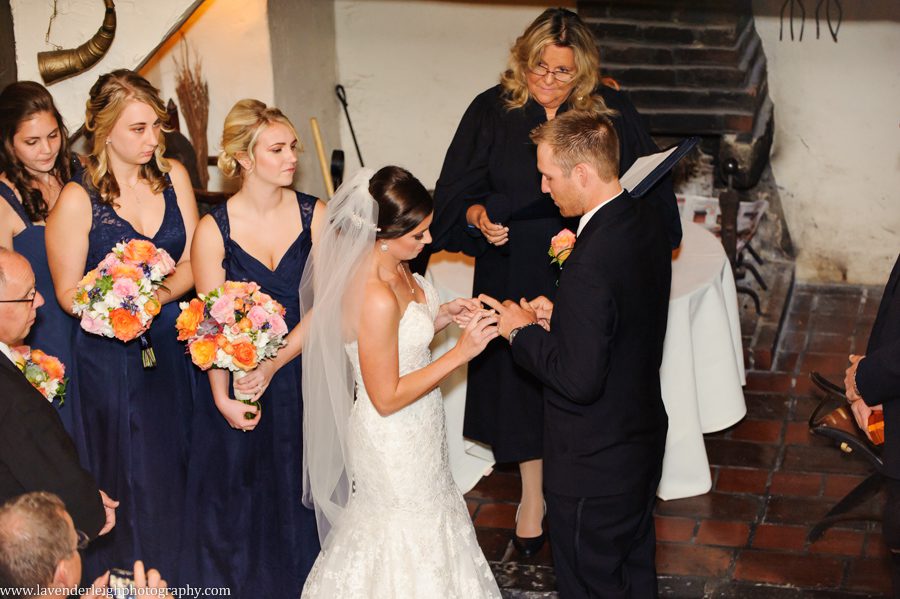 Hyeholde Wedding Ceremony, restaurant, castle, Pittsburgh Pennsylvania wedding and engagement photographer